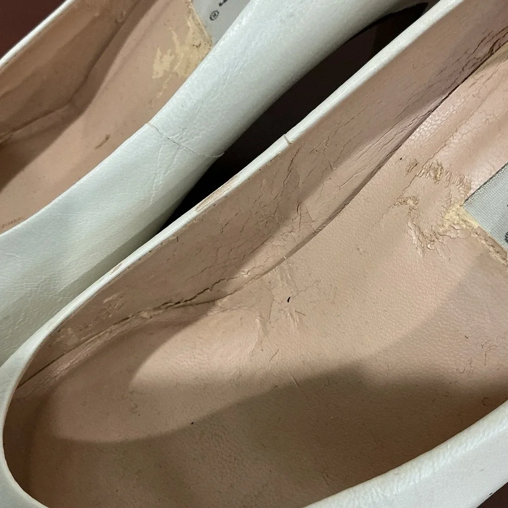 Vintage Etienne Aigner Women's Shoes Priscilla 7M Made In Spain White Office